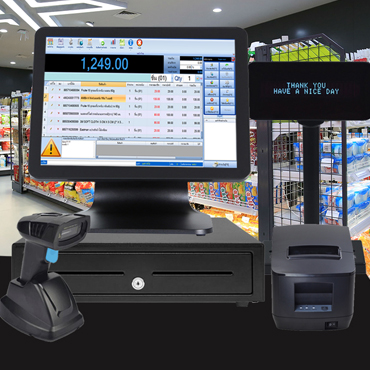 โปรแกรมช่วยขาย สำหรับร้านค้า ร้านมินิมาร์ท หรือ ซุปเปอร์มาร์เก็ตต่างๆ ช่วยสร้างบาร์โค้ดสินค้า